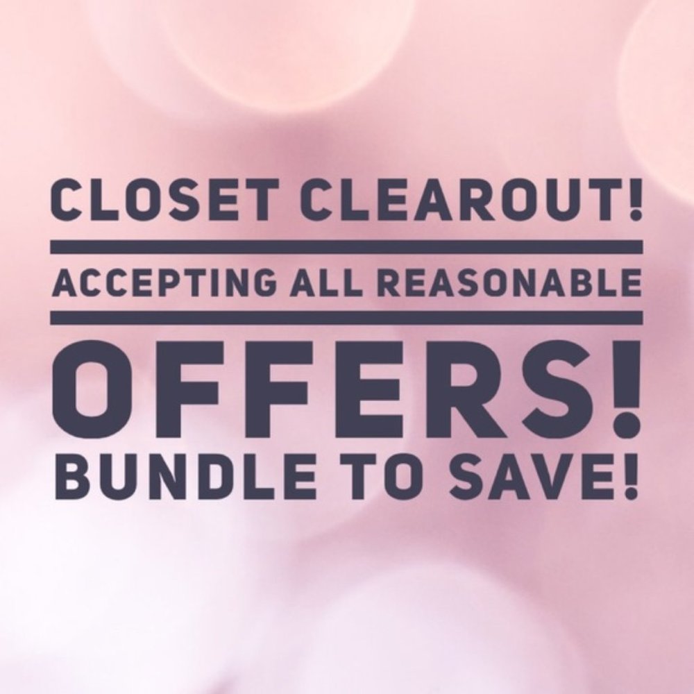 Accepting all reasonable offers! Bundle & Save!